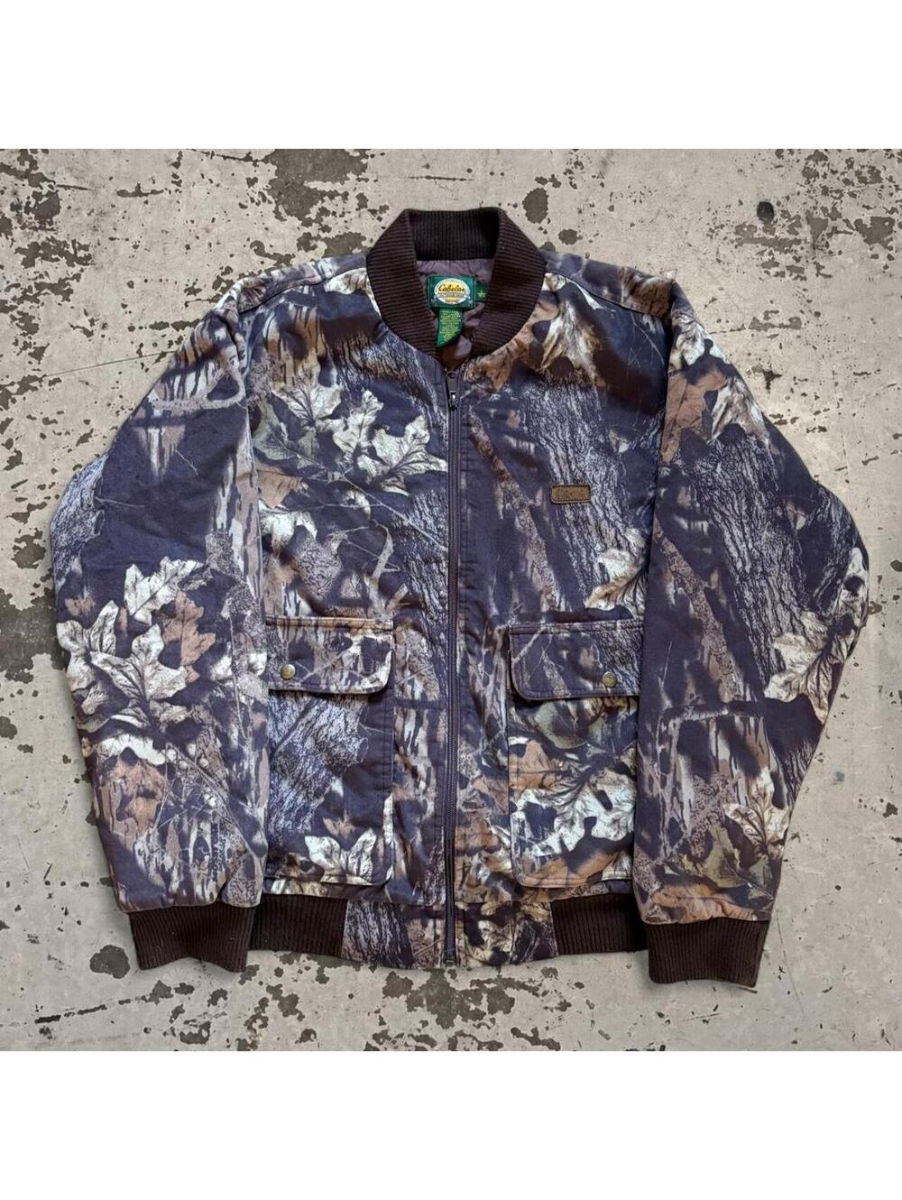 Mens Vintage 90s Cabelas camo jacket Size L